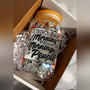 No Mornings Themed Cup